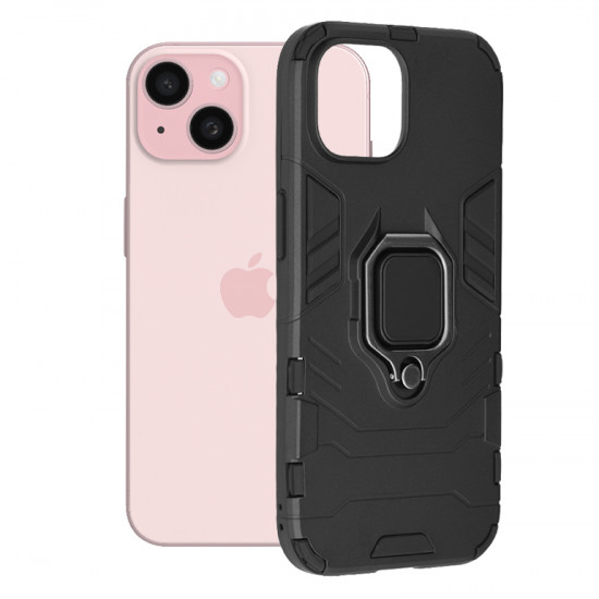 Techsuit Silicone Shield iPhone 15 Black Techsuit Silicone Shield iPhone 15 Black
