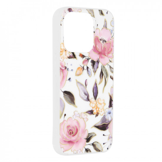 Techsuit Marble Series iPhone 15 Pro Chloe White Techsuit Marble Series iPhone 15 Pro Chloe White