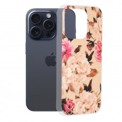 Techsuit  Marble Series  iPhone 15 Pro  Mary Berry Nude