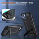 Techsuit  Hybrid Armor Kickstand  iPhone 14 Pro  Black