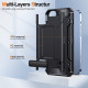 Techsuit  Hybrid Armor Kickstand  iPhone 14 Pro  Black