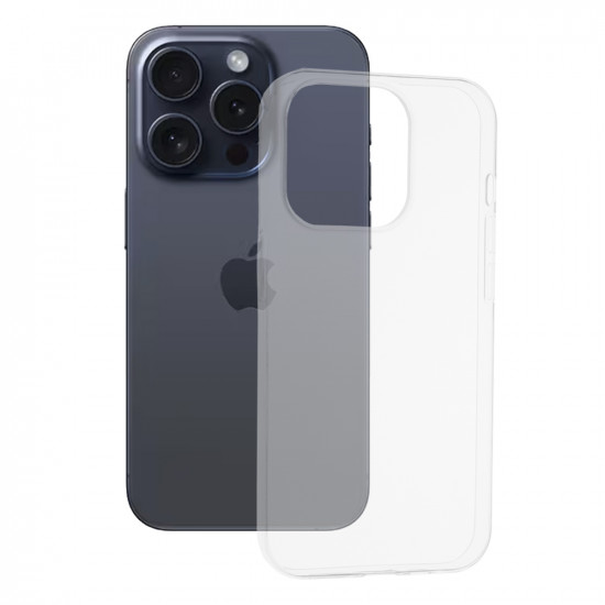 Techsuit Clear Silicone iPhone 15 Pro Transparent Techsuit Clear Silicone iPhone 15 Pro Transparent