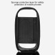 Techsuit  Bicycle Storage Bag (BSB1)  Waterproof Protection, Phone Holder Module, Hard Shell EVA Frame  Black