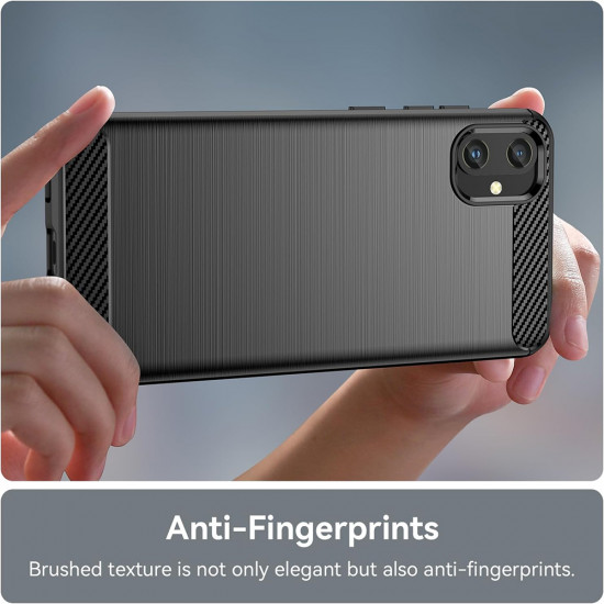 Techsuit  Carbon Silicone  Samsung Galaxy A05  Black