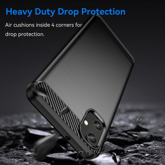 Techsuit  Carbon Silicone  Samsung Galaxy A05  Black