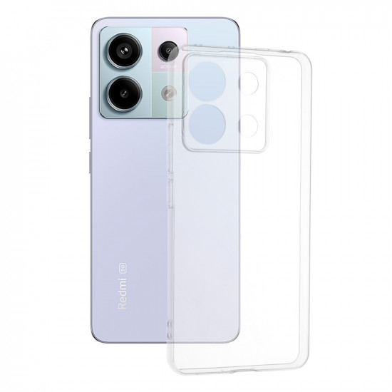 Techsuit  Clear Silicone  Xiaomi Redmi Note 13 Pro 5G / Poco X6  Transparent