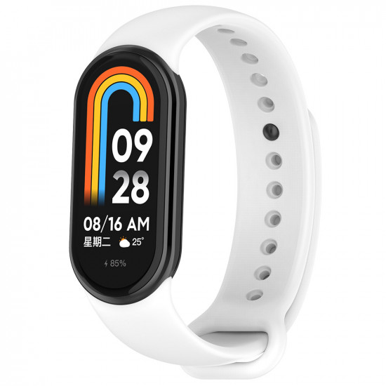 Techsuit  Watchband (W014)  Xiaomi Mi Band 8 / 8 NFC  White