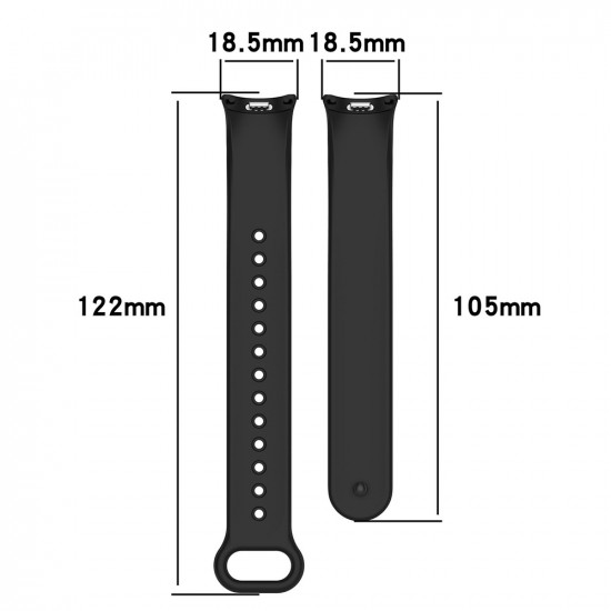 Techsuit  Watchband (W014)  Xiaomi Mi Band 8 / 8 NFC  White