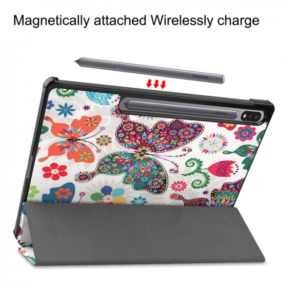 Techsuit  FoldPro  Samsung Galaxy Tab S7 Plus / S8 Plus / S7 FE  Butterfly