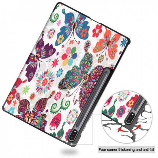 Techsuit  FoldPro  Samsung Galaxy Tab S7 Plus / S8 Plus / S7 FE  Butterfly