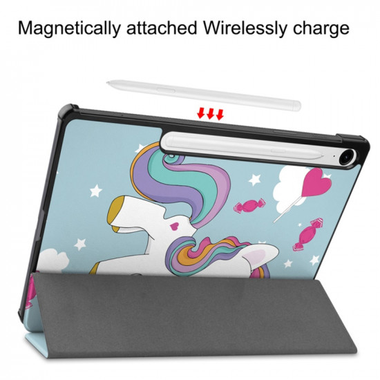 Techsuit  FoldPro  Samsung Galaxy Tab S9 / S9 FE  Unicorn