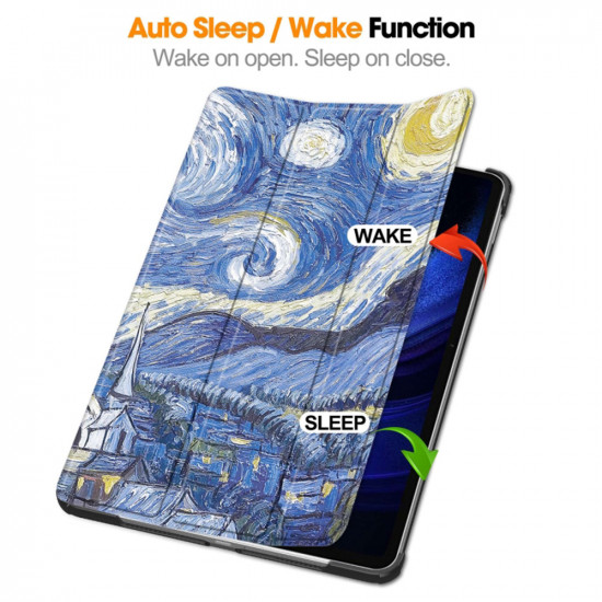 Techsuit FoldPro Xiaomi Pad 6 / Pad 6 Pro Starry Night Techsuit FoldPro Xiaomi Pad 6 / Pad 6 Pro Starry Night
