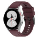 Techsuit  Watchband 20mm (W026)  Samsung Galaxy Watch 4/5/Active 2, Huawei Watch GT 3 (42mm)/GT 3 Pro (43mm)  Burgundy