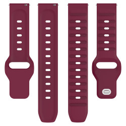 Techsuit  Watchband 20mm (W050)  Samsung Galaxy Watch 4/5/Active 2, Huawei Watch GT 3 (42mm)/GT 3 Pro (43mm)  Bordeaux Techsuit  Watchband 20mm (W050)  Samsung Galaxy Watch 4/5/Active 2, Huawei Watch GT 3 (42mm)/GT 3 Pro (43mm)  Bordeaux