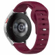 Techsuit  Watchband 20mm (W050)  Samsung Galaxy Watch 4/5/Active 2, Huawei Watch GT 3 (42mm)/GT 3 Pro (43mm)  Bordeaux