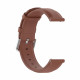 Techsuit  Watchband 20mm (W007PU)  Samsung Galaxy Watch 4/5/Active 2, Huawei Watch GT 3 (42mm)/GT 3 Pro (43mm)  Brown