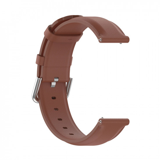 Techsuit  Watchband 22mm (W007PU)  Huawei Watch GT 2 (46mm)/GT 2 Pro/GT 3 Pro (46mm)/Ultimate, Xiaomi Watch S1  Brown