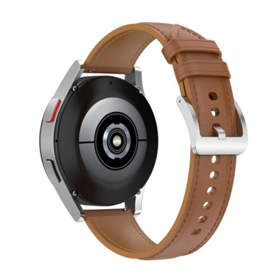 Techsuit  Watchband 22mm (W048)  Huawei Watch GT 2 (46mm)/GT 2 Pro/GT 3 Pro (46mm)/Ultimate, Xiaomi Watch S1  Brown