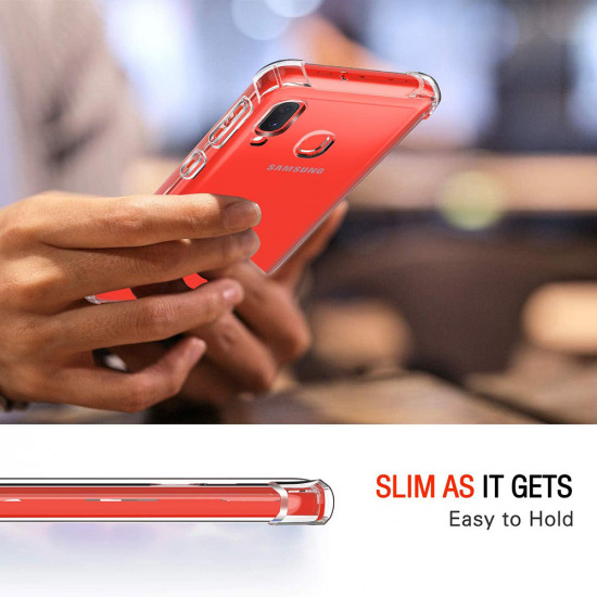 Techsuit  Shockproof Clear Silicone  Samsung Galaxy A20e  Clear
