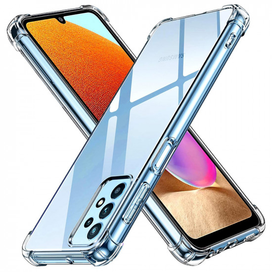Techsuit Shockproof Clear Silicone Samsung Galaxy A32 4G Clear Techsuit Shockproof Clear Silicone Samsung Galaxy A32 4G Clear