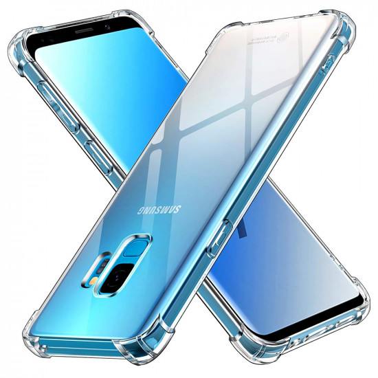 Techsuit Shockproof Clear Silicone Samsung Galaxy S9 Clear Techsuit Shockproof Clear Silicone Samsung Galaxy S9 Clear