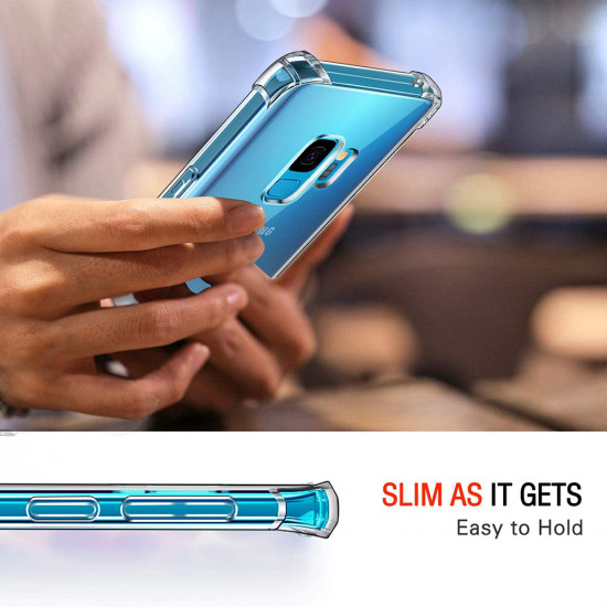 Techsuit Shockproof Clear Silicone Samsung Galaxy S9 Clear Techsuit Shockproof Clear Silicone Samsung Galaxy S9 Clear