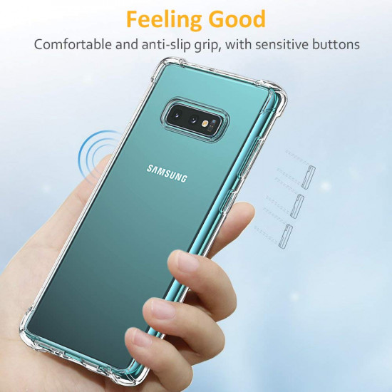 Techsuit  Shockproof Clear Silicone  Samsung Galaxy S10e  Clear