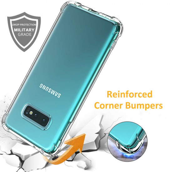 Techsuit  Shockproof Clear Silicone  Samsung Galaxy S10e  Clear