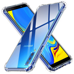 Techsuit  Shockproof Clear Silicone  Samsung Galaxy A7 2018  Clear