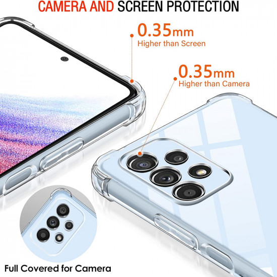 Techsuit Shockproof Clear Silicone Samsung Galaxy A53 5G Clear Techsuit Shockproof Clear Silicone Samsung Galaxy A53 5G Clear
