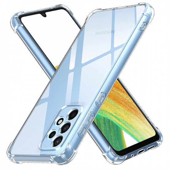 Techsuit Shockproof Clear Silicone Samsung Galaxy A33 5G Clear Techsuit Shockproof Clear Silicone Samsung Galaxy A33 5G Clear