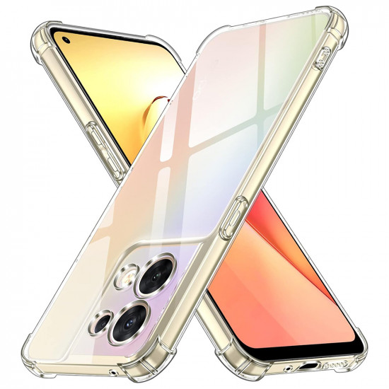 Techsuit Shockproof Clear Silicone Oppo Reno8 Clear Techsuit Shockproof Clear Silicone Oppo Reno8 Clear