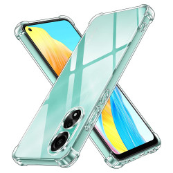 Techsuit  Shockproof Clear Silicone  Oppo A78 4G  Clear