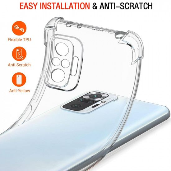Techsuit Shockproof Clear Silicone Xiaomi Redmi Note 10 Pro / Note 10 Pro Max Clear Techsuit Shockproof Clear Silicone Xiaomi Redmi Note 10 Pro / Note 10 Pro Max Clear
