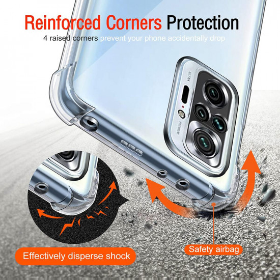 Techsuit Shockproof Clear Silicone Xiaomi Redmi Note 10 Pro / Note 10 Pro Max Clear Techsuit Shockproof Clear Silicone Xiaomi Redmi Note 10 Pro / Note 10 Pro Max Clear