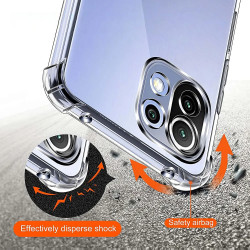 Techsuit  Shockproof Clear Silicone  Xiaomi Mi 11 Lite 4G / Mi 11 Lite 5G / 11 Lite 5G NE  Clear