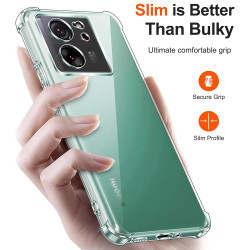 Techsuit  Shockproof Clear Silicone  Xiaomi 13T / 13T Pro  Clear