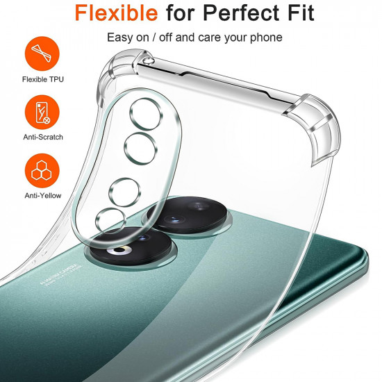Techsuit Shockproof Clear Silicone Honor 90 Clear Techsuit Shockproof Clear Silicone Honor 90 Clear