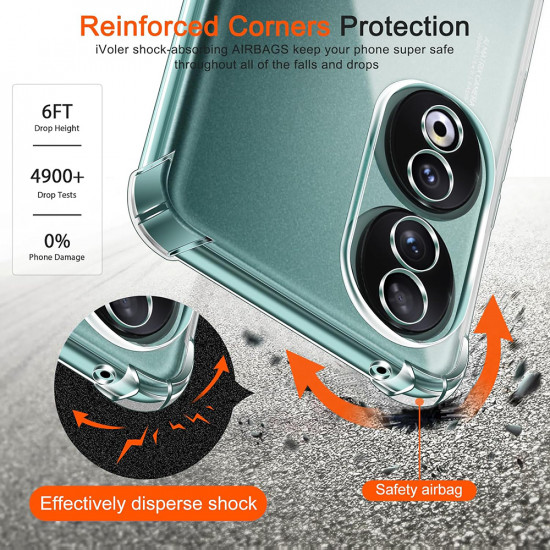 Techsuit Shockproof Clear Silicone Honor 90 Clear Techsuit Shockproof Clear Silicone Honor 90 Clear