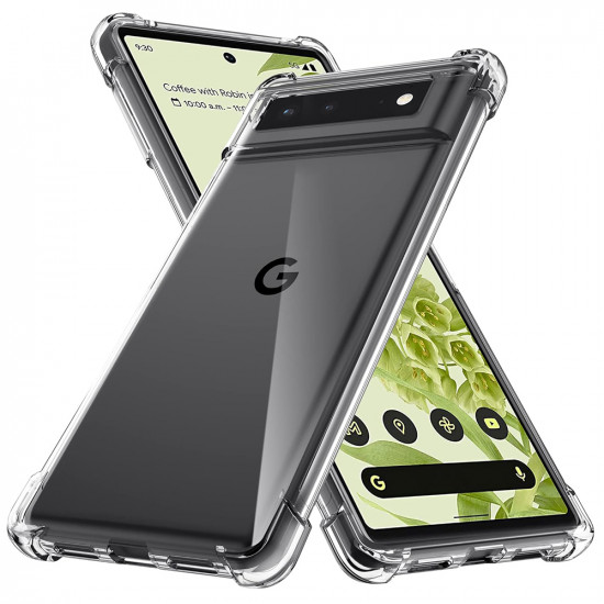 Techsuit Shockproof Clear Silicone Google Pixel 6 Pro Clear Techsuit Shockproof Clear Silicone Google Pixel 6 Pro Clear
