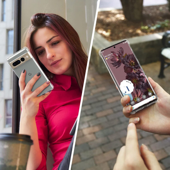 Techsuit Shockproof Clear Silicone Google Pixel 7 Pro Clear Techsuit Shockproof Clear Silicone Google Pixel 7 Pro Clear