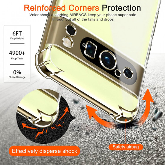 Techsuit Shockproof Clear Silicone Google Pixel 8 Pro Clear Techsuit Shockproof Clear Silicone Google Pixel 8 Pro Clear