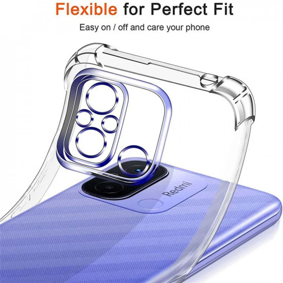 Techsuit  Shockproof Clear Silicone  Realme C53  Clear