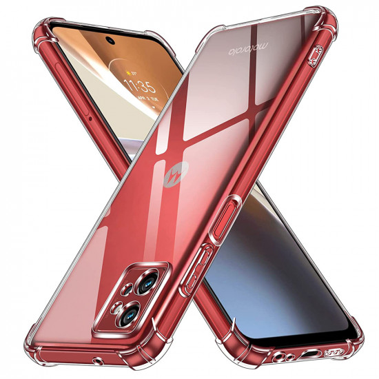 Techsuit  Shockproof Clear Silicone  Motorola Moto G32  Clear