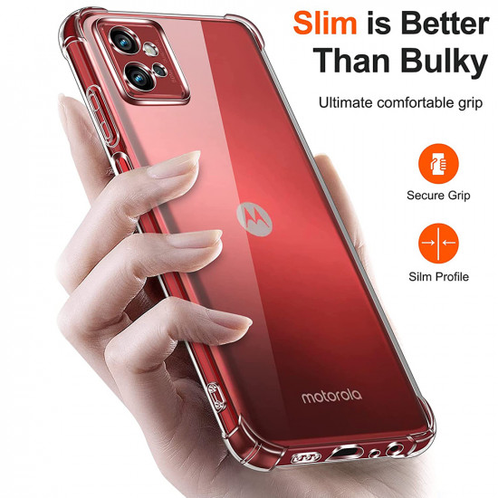 Techsuit  Shockproof Clear Silicone  Motorola Moto G32  Clear
