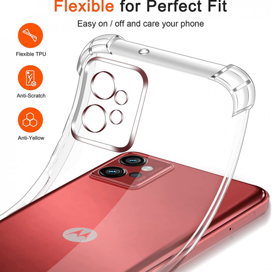Techsuit  Shockproof Clear Silicone  Motorola Moto G32  Clear