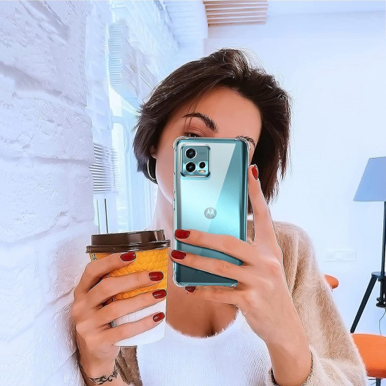 Techsuit Shockproof Clear Silicone Motorola Moto G72 Clear Techsuit Shockproof Clear Silicone Motorola Moto G72 Clear