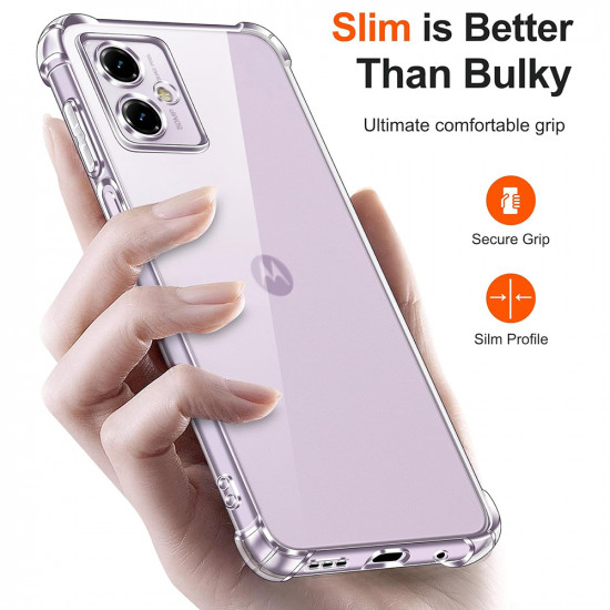 Techsuit Shockproof Clear Silicone Motorola Moto G14 Clear Techsuit Shockproof Clear Silicone Motorola Moto G14 Clear