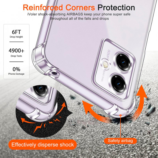Techsuit Shockproof Clear Silicone Motorola Moto G14 Clear Techsuit Shockproof Clear Silicone Motorola Moto G14 Clear
