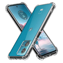 Techsuit  Shockproof Clear Silicone  Motorola Edge 40 Neo  Clear